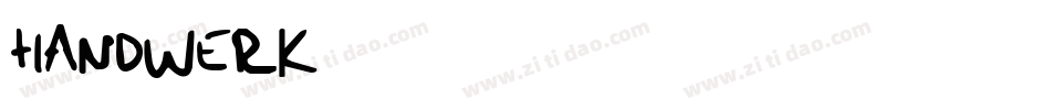 Handwerk字体转换