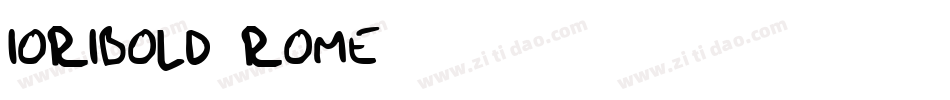 IoriBold-RoMe字体转换