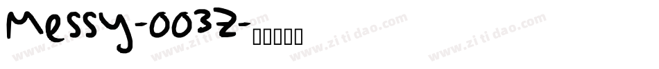 Messy-oo3z字体转换