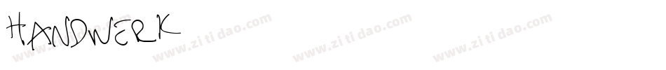 Handwerk字体转换