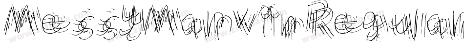 MessyMarvinRegular-MaBB字体转换