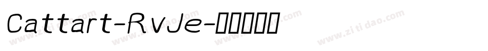 Cattart-RvJe字体转换