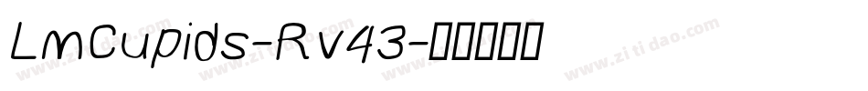LmCupids-Rv43字体转换