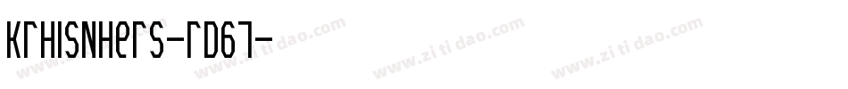 KrHisNHers-rD67字体转换
