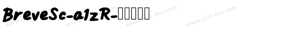 BreveSc-a1zR字体转换