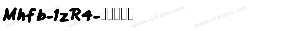 Mhfb-1zR4字体转换
