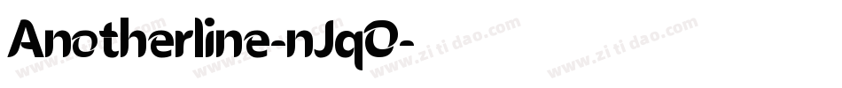 Anotherline-nJqO字体转换