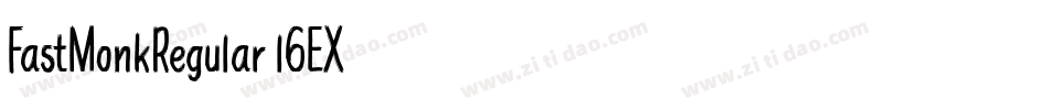 FastMonkRegular-l6EX字体转换