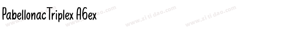 PabellonacTriplex-A6ex字体转换