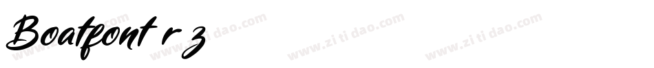 Boatfont-r5z7字体转换