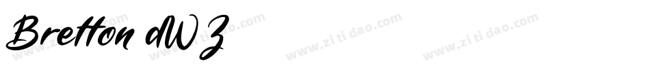 Bretton-dW5Z字体转换