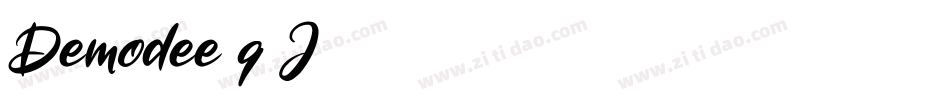 Demodee-q8J1字体转换