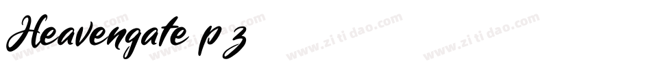 Heavengate-p5z1字体转换 Heavengate-p5z1字体转换