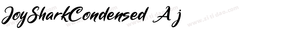 JoySharkCondensed-1A8j字体转换