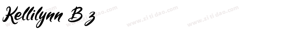 Kellilynn-B5z5字体转换