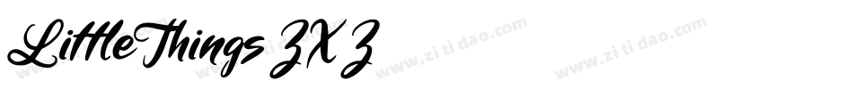LittleThings-ZX5Z字体转换