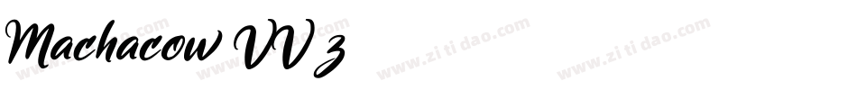 Machacow-VV5z字体转换