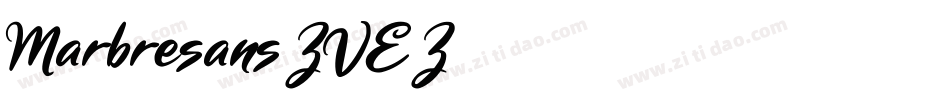 Marbresans-ZVE5Z字体转换