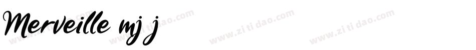 Merveille-mj8j字体转换 Merveille-mj8j字体转换