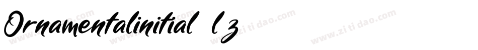 Ornamentalinitial-5l5z字体转换