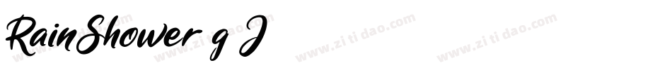 RainShower-g8J3字体转换
