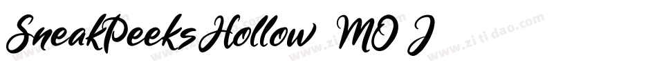 SneakPeeksHollow-8MO8J字体转换