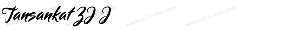 Tansankat-ZJ8J字体转换