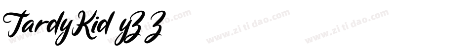 TardyKid-yZ5Z字体转换