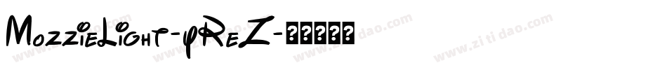 MozzieLight-yReZ字体转换