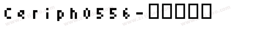 Ceriph0556字体转换