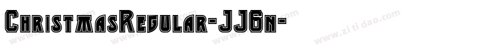 ChristmasRegular-JJ6n字体转换