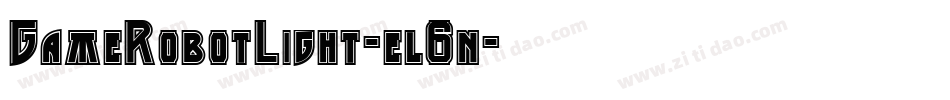 GameRobotLight-el6n字体转换