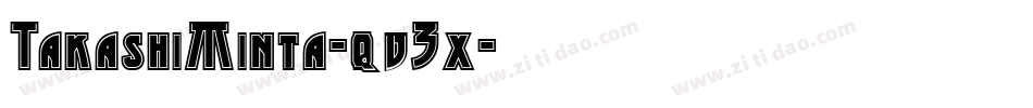 TakashiMinta-qv3x字体转换