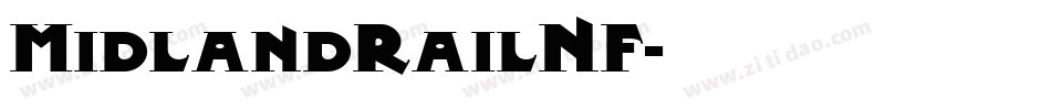 MidlandRailNF字体转换