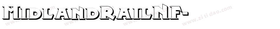MidlandRailNF字体转换