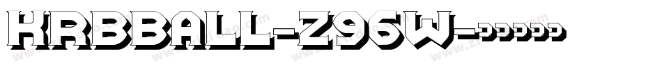KrBball-z96w字体转换