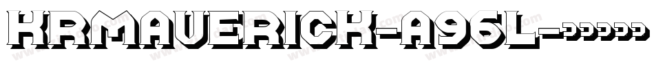 KrMaverick-A96L字体转换