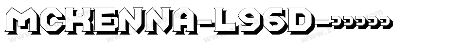 Mckenna-L96D字体转换