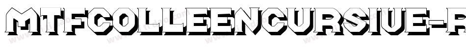 MtfColleenCursive-rdJy字体转换