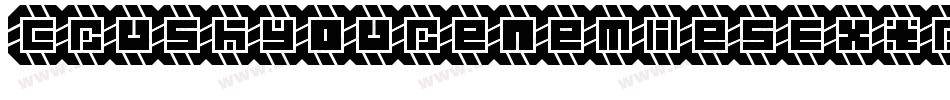 CrushyourenemiesExtrabold-5Y1v字体转换