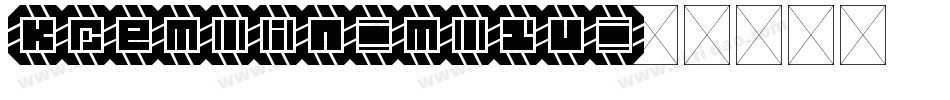 Kremlin-ml1v字体转换