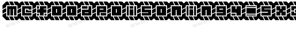 Mcfoodpoisoning4-5X3Z字体转换