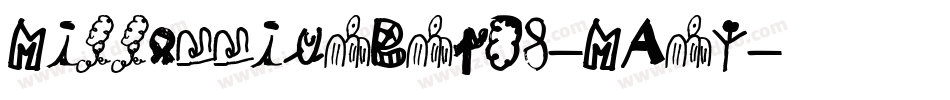 MillenniumBmp08-MAmY字体转换