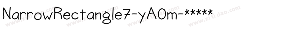 NarrowRectangle7-yA0m字体转换