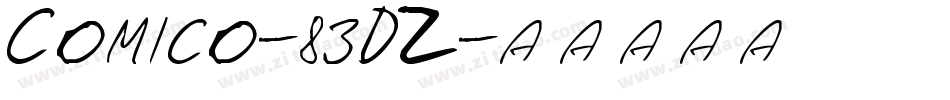 Comico-83DZ字体转换