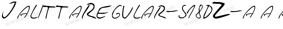 JalittaRegular-518dZ字体转换 JalittaRegular-518dZ字体转换