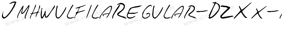 JmhwulfilaRegular-DzXx字体转换 JmhwulfilaRegular-DzXx字体转换