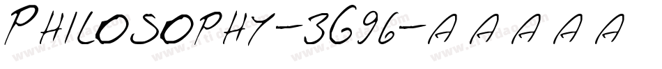 Philosophy-3G96字体转换