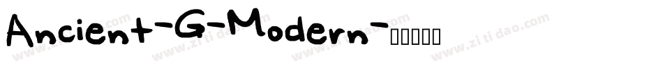 Ancient-G-Modern字体转换