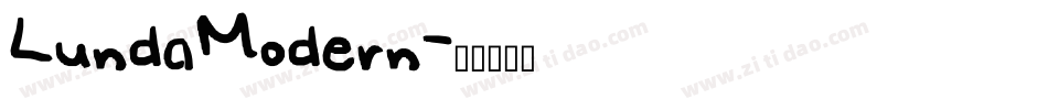 LundaModern字体转换